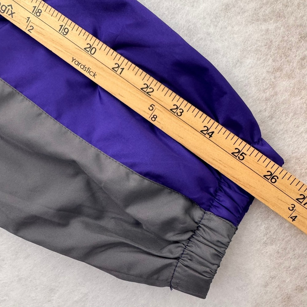 Vintage Minnesota Vikings Jacket XL Dunbrooke NFL Purple Windbreaker Zip Up 90s - Picture 11 of 11